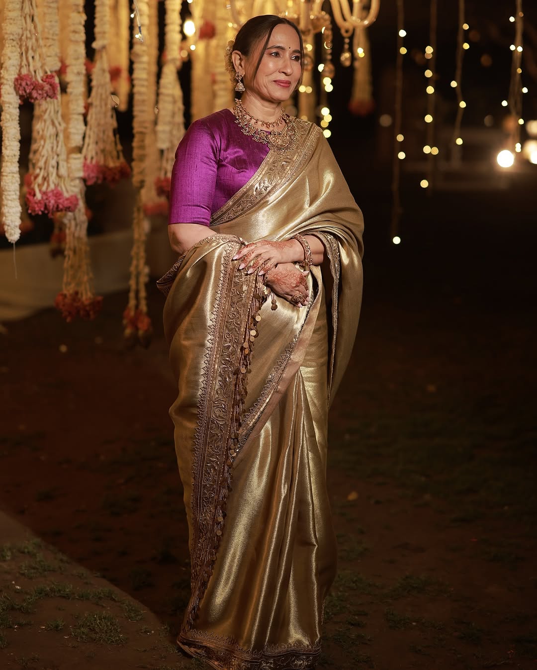 THE HEIRLOOM GOLD- ZADOZI ELEGANCE SAREE