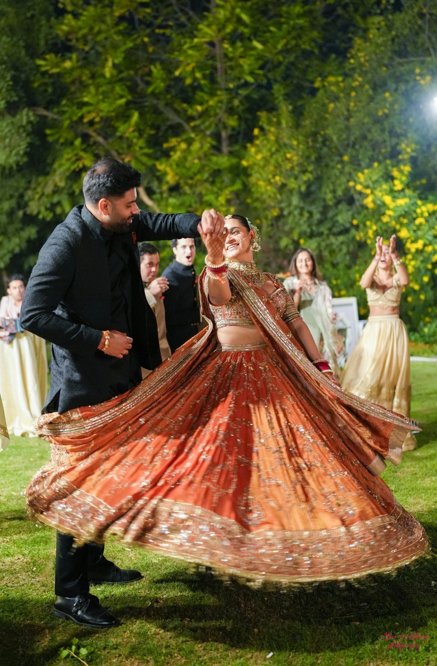 SAANJH RUST - THE HEIRLOOM EMBROIDERED LEHENGA